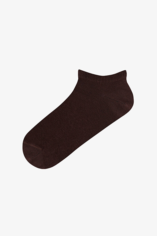 Brown Shiny Striped Cotton Glitter 3 Pack Liner Socks - 3