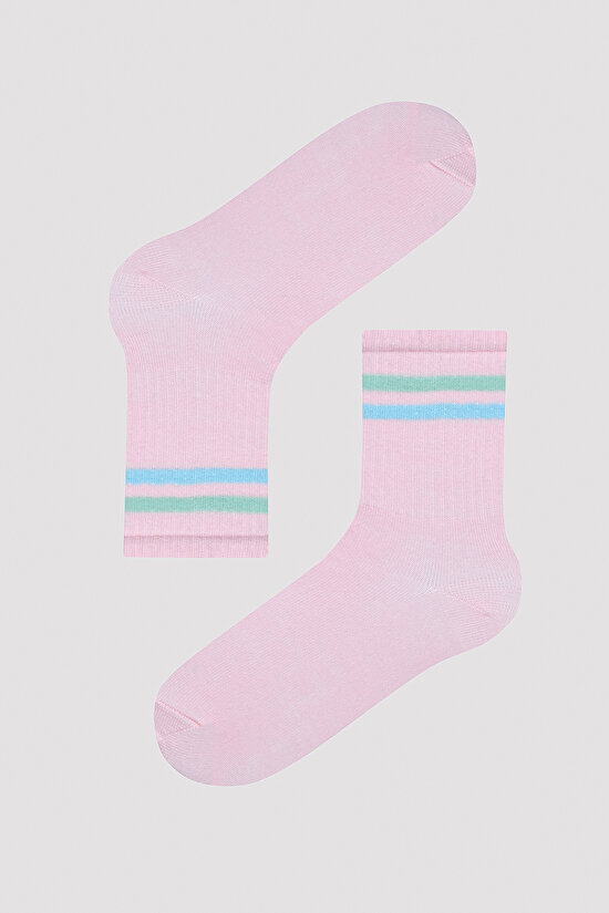 Girls Soft Line 3in1 Pack Socket Socks - 2