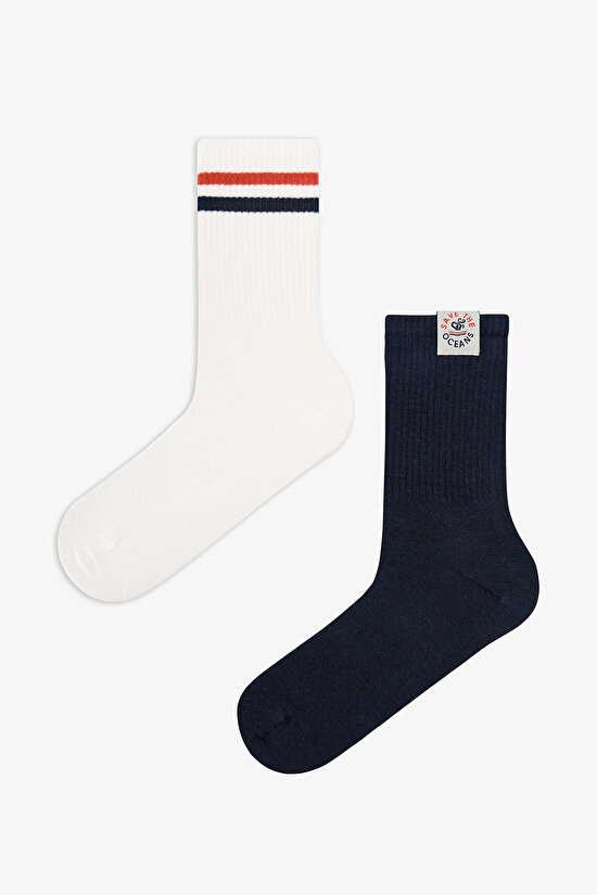 Erkek Renkli Ocean Guard 2'li Soket - 1