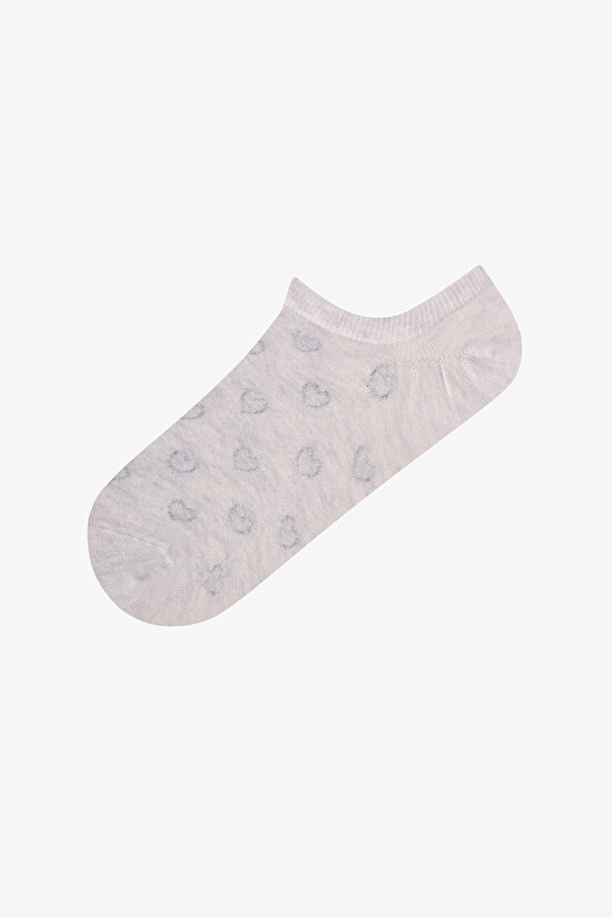 Cute Hearts 3'lü Sneaker Çorabı - 3