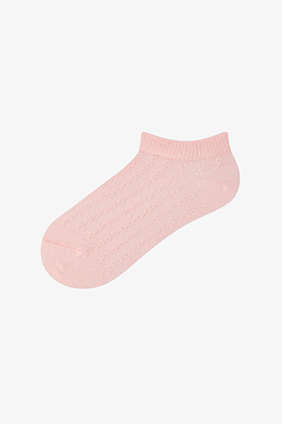 Renkli Kız Çocuk Tiny Braids 4 'lü Patik Çorap - 2