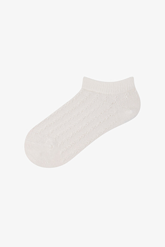 Renkli Kız Çocuk Tiny Braids 4 'lü Patik Çorap - 4