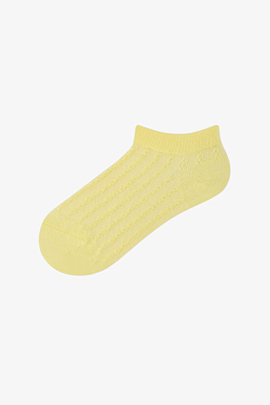 Renkli Kız Çocuk Tiny Braids 4 'lü Patik Çorap - 5