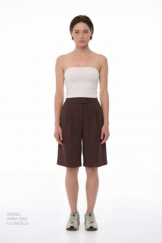 Beyaz Straplez Üst - 3