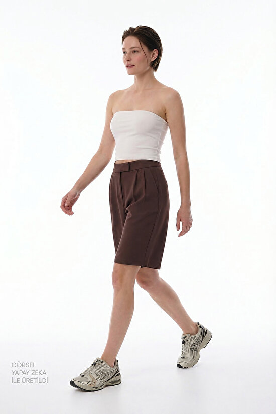 Beyaz Straplez Üst - 4