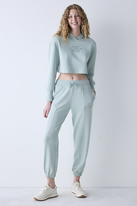 Rib Detailed Jogger - 3