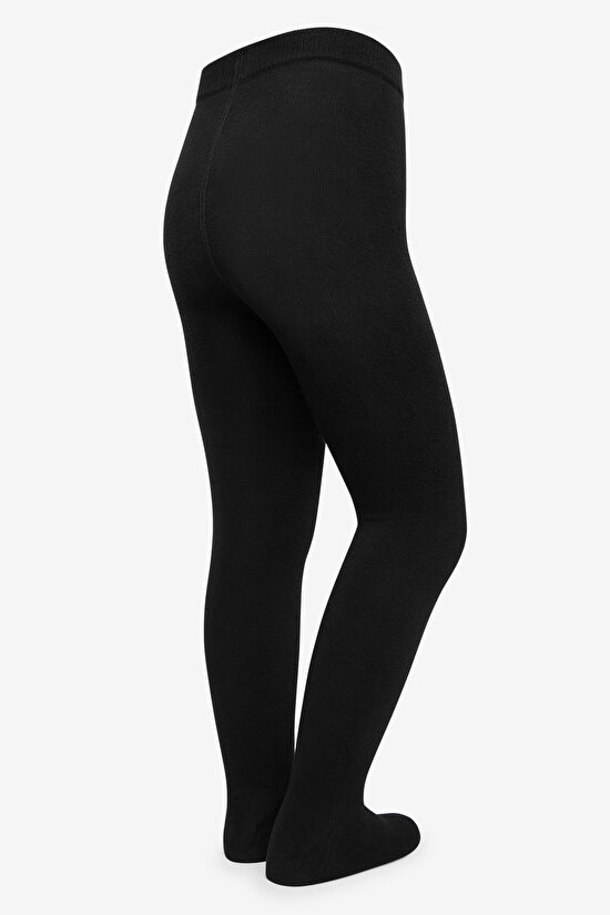 Pretty Koton Siyah 2li Külotlu Çorap - 7