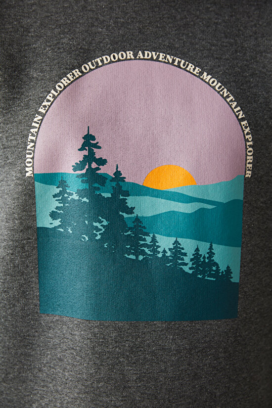 MOUNTAIN SWEATSHIR, L, GR38 K.GRI MELANJ - 4