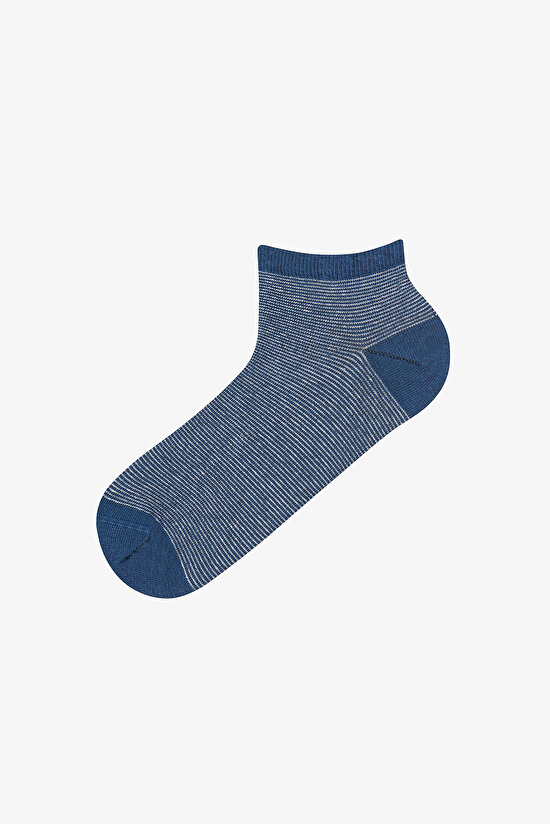 Erkek Renkli Coastal Blues 5'li Patik Çorap - 3