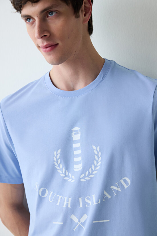 Blue Anchor Şortlu Çok Renkli Pijama Takımı - 6