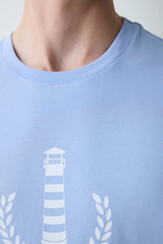 Blue Anchor Şortlu Çok Renkli Pijama Takımı - 7