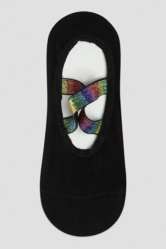 Girls Rainbow Cloud Babet Çorabı - 3
