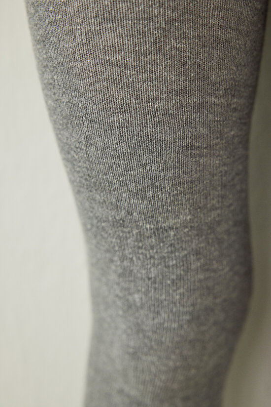 Pretty Koton Gri 2li Külotlu Çorap - 4