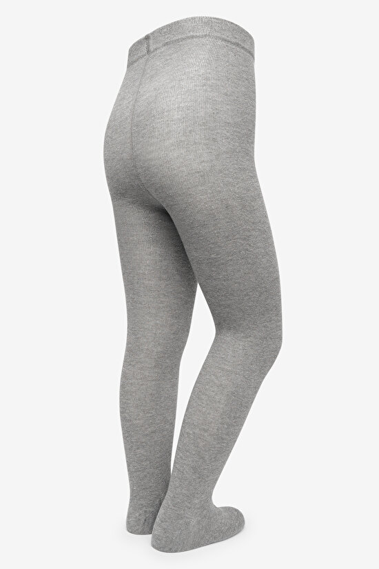 Pretty Koton Gri 2li Külotlu Çorap - 7