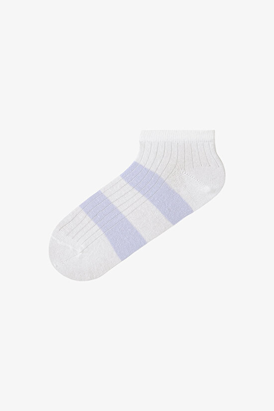 Renkli Every Color 5'li Patik Çorap - 6