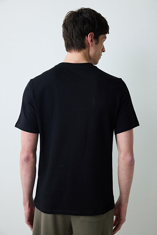 Erkek Timeless Siyah Pijama Üstü - 7