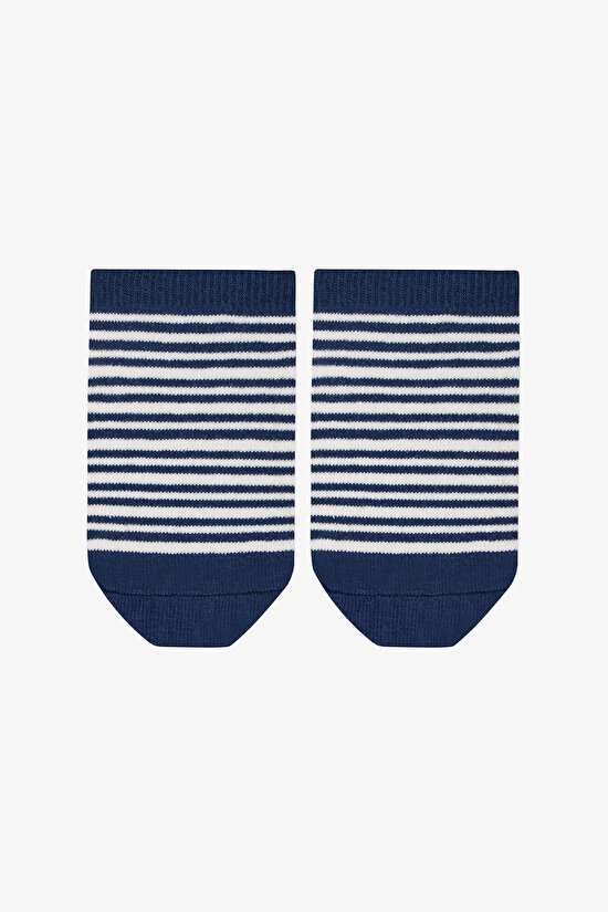 Mavi Erkek Çocuk Captain Shark 4 'lü Patik Çorap - 4