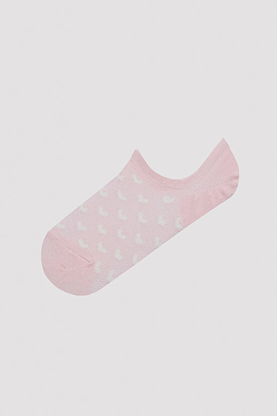 Pinky Heart 3lü Sneaker Çorap - 4