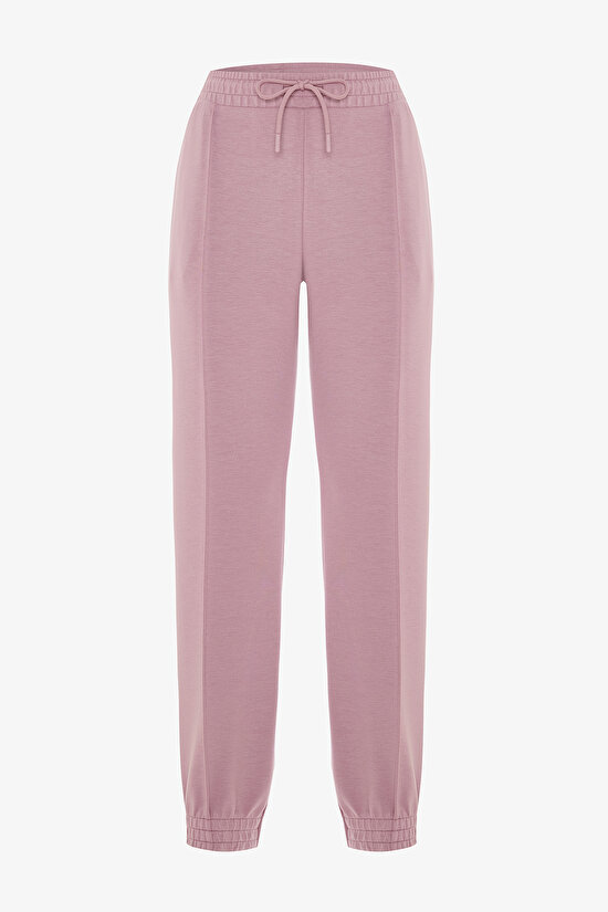 Açık Lila Silky Feel Active Jogger Pantolon - 1