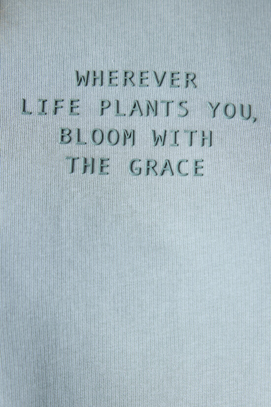 Açık Yeşil Kapüşonlu Ribana detaylı Sweatshirt - 4