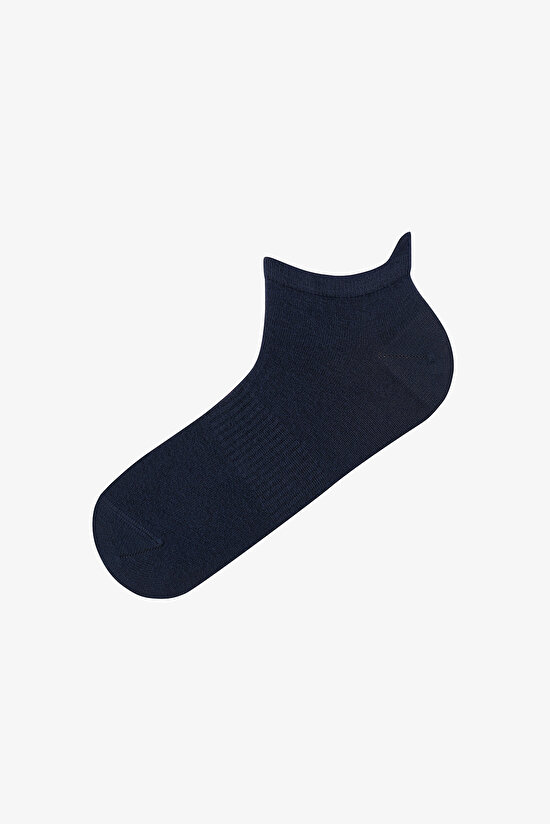 Erkek  Navy Bamboo 3'lü Patik Çorap - 2