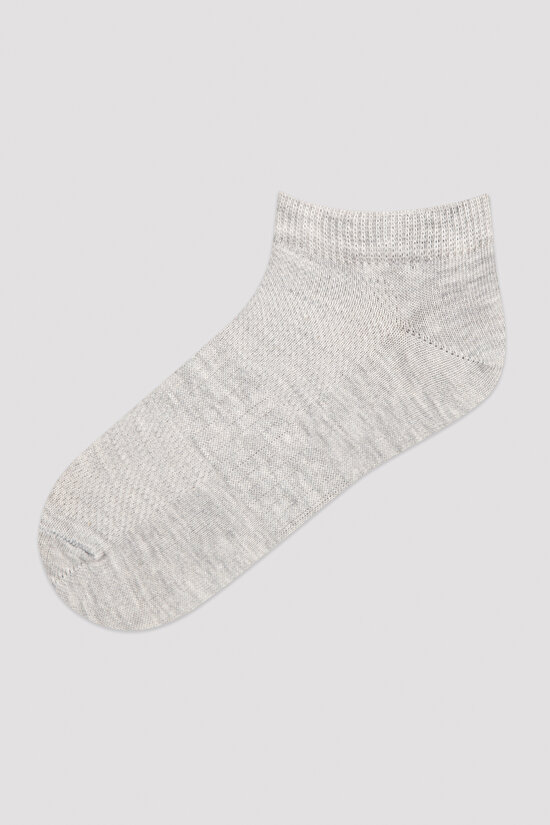 Simple Colors 4Lü Patik Çorap - 5