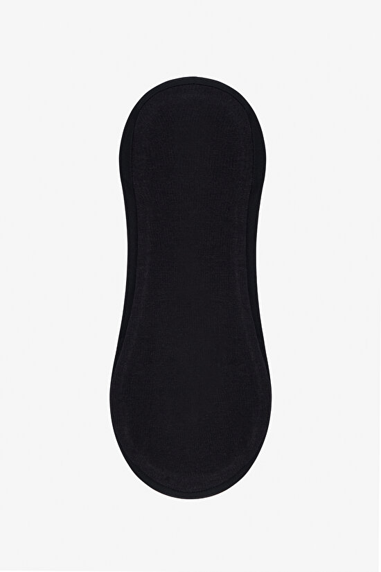 Siyah Beyaz Seamless Jacquard 2'li Babet Çorabı - 7