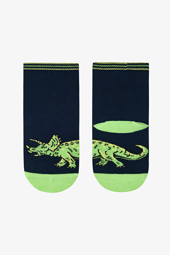 Erkek Çocuk Dinosaur Era 4lü Soket Çorap - 3