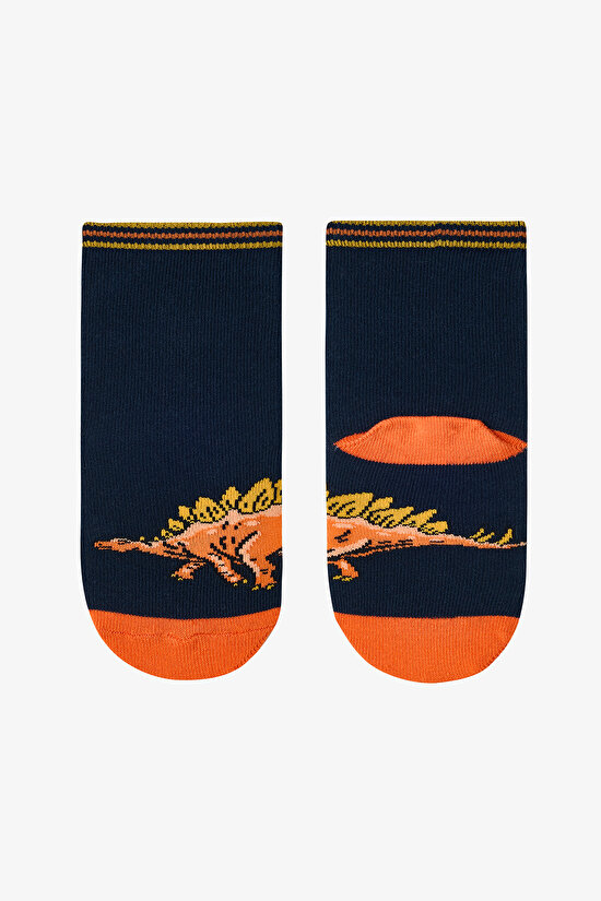 Erkek Çocuk Dinosaur Era 4lü Soket Çorap - 4
