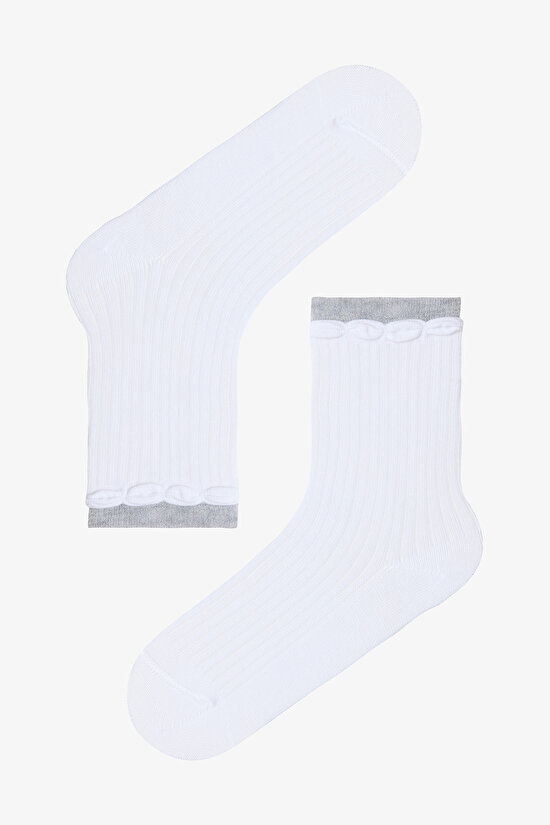 Marshmallow Kız Çocuk Pretty 3'lü Soket Çorap - 3