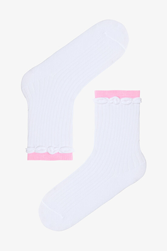 Marshmallow Kız Çocuk Pretty 3'lü Soket Çorap - 4