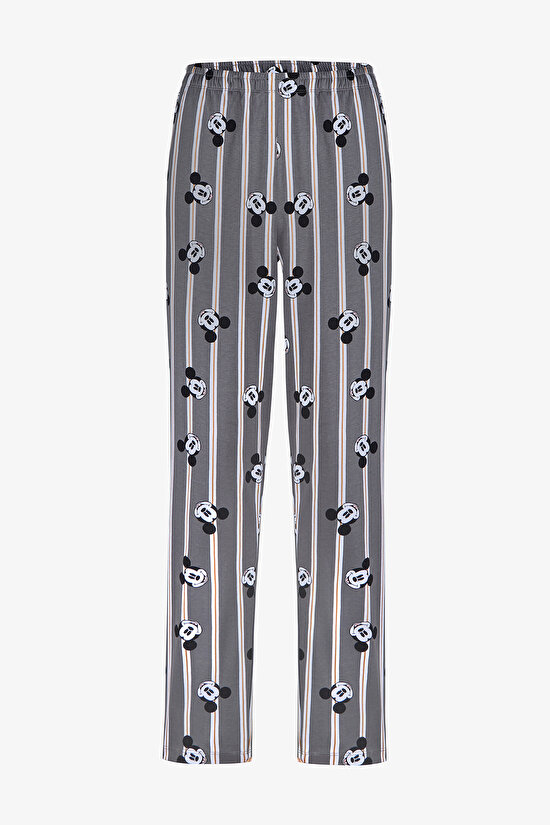 Erkek Renkli Lic-Mickey Gömlek Pijama Takımı - 7