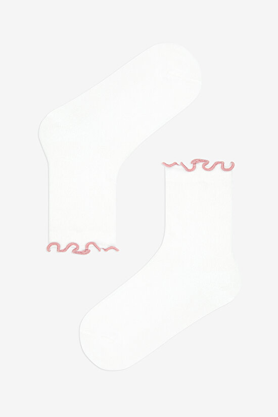 Girls Colored Glitter 2in1 Socket Socks - 3