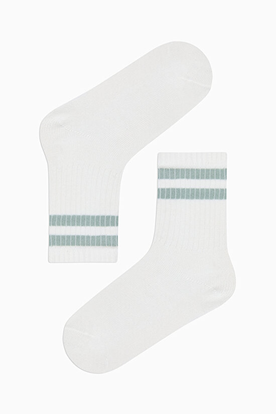 Erkek Çocuk Double Stripe 4lü Soket Çorap Erkek Çocuk Double Stripe 4lü Soket Çorap - 3