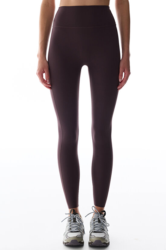 Dark Burgundy Light Soft Leggings - 2