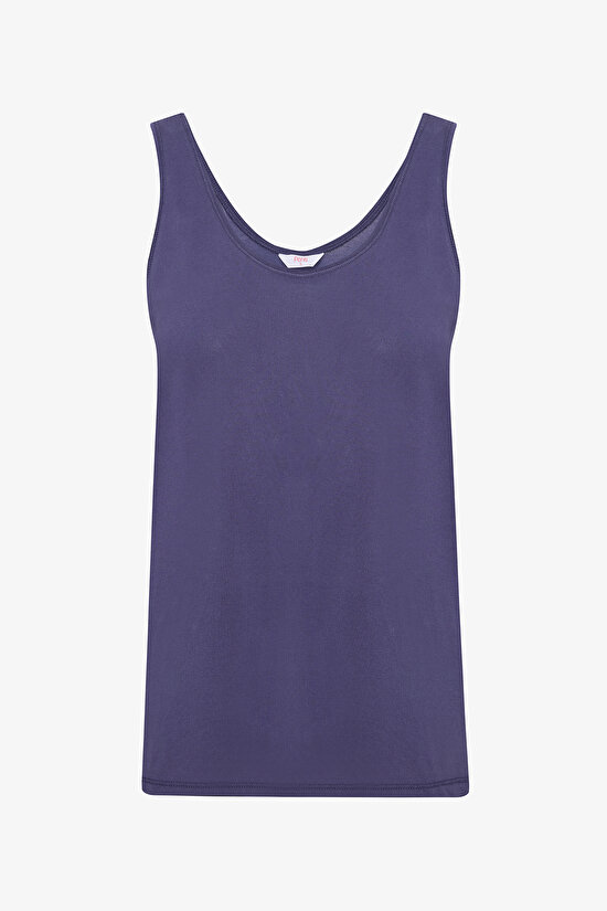 Modal Dark Indigo T-Shirt - 5