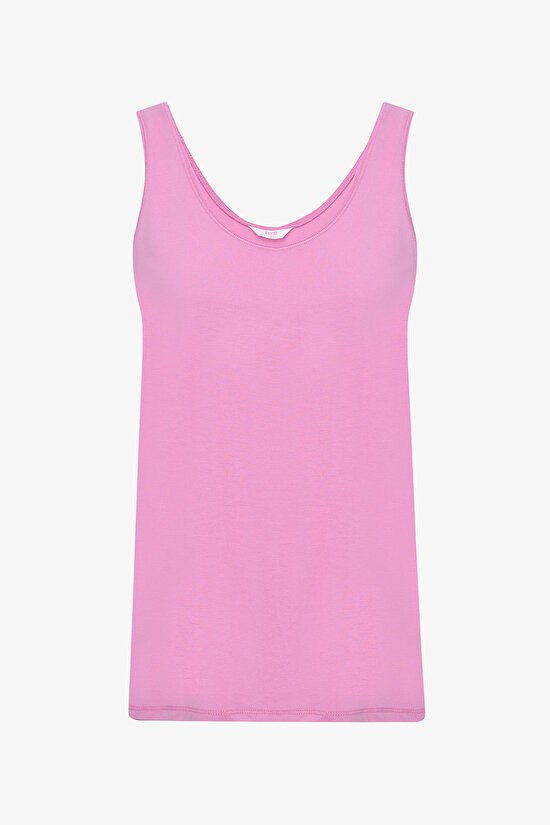 Modal Pink T-Shirt - 5
