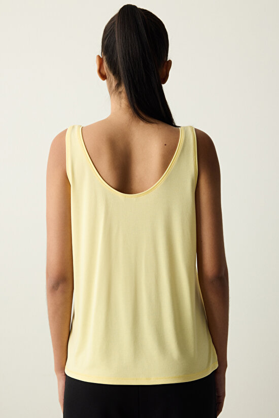 Modal Pastel Yellow T-Shirt - 6
