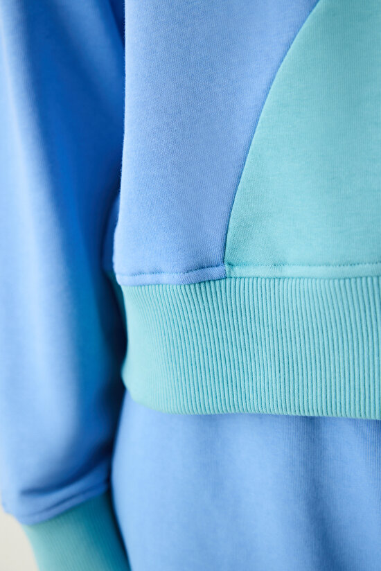 Multicolor Green Sweatshirt - 7