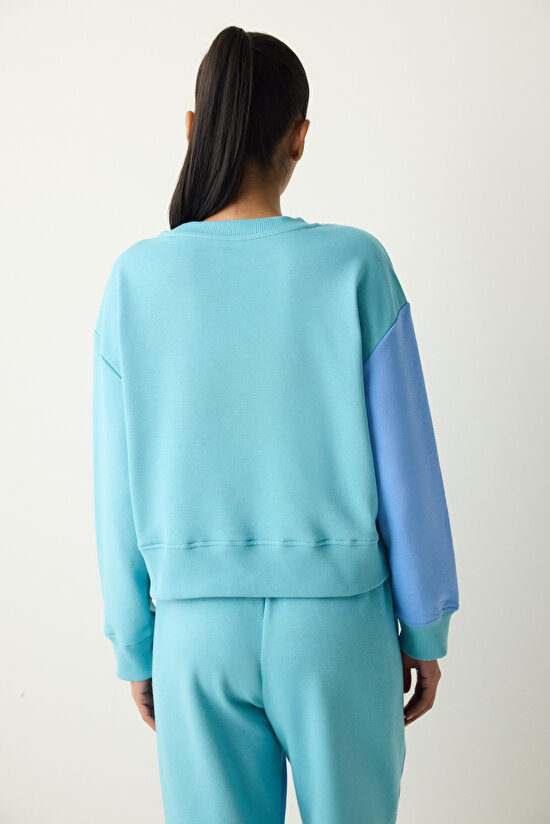 Multicolor Green Sweatshirt - 8