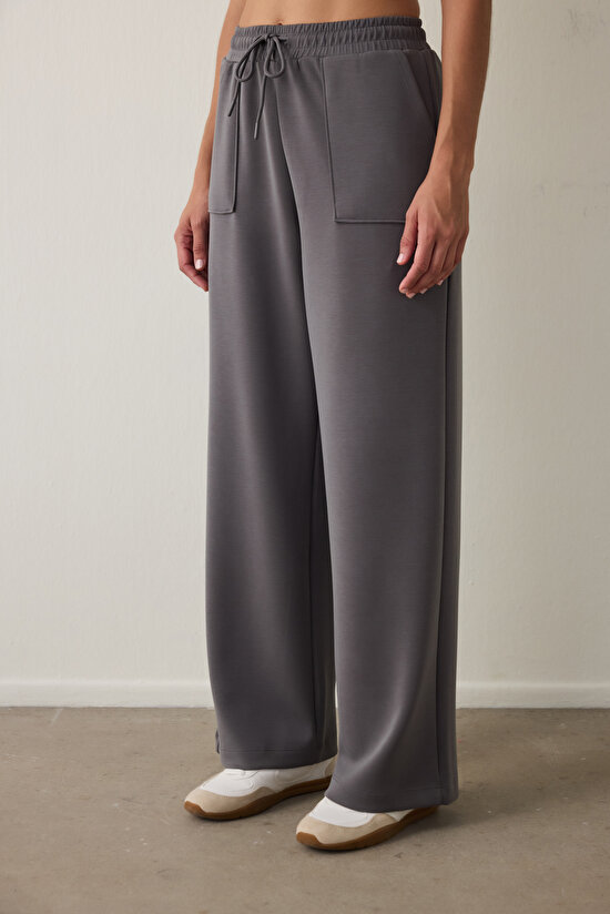 Silky Feel Front Pocket Pantolon - 1