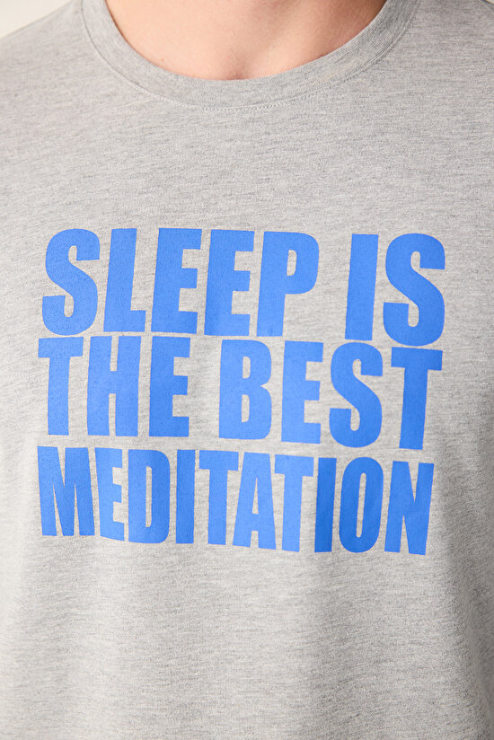 Sleep Çok Renkli Pantolon Pijama Takımı - 3