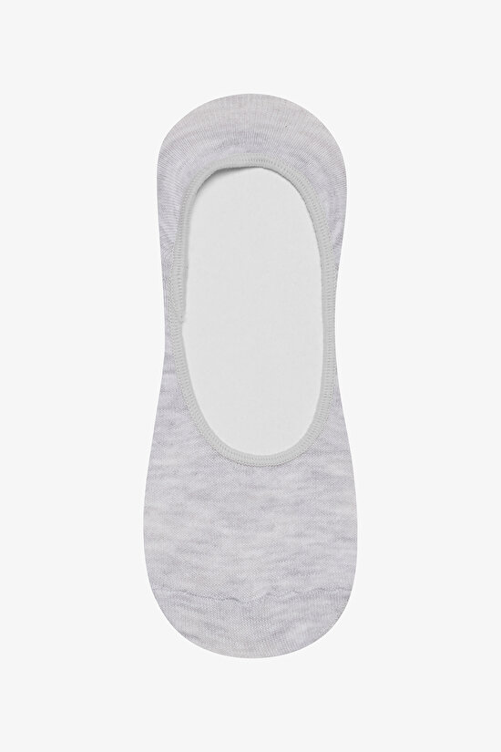 2 Çift Pamuklu Leopar Desenli Babet Çorap - 3