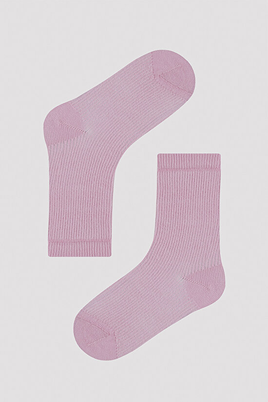 Kız Çocuk Soft Renkler 4 lü Soket Çorap - 4