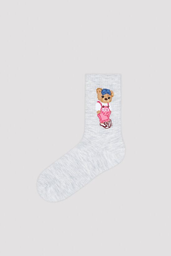 Teddy Bear Socket Socks - 1