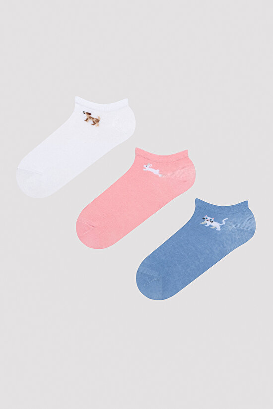 Minimal Animal 3in1 Liner Socks - 1