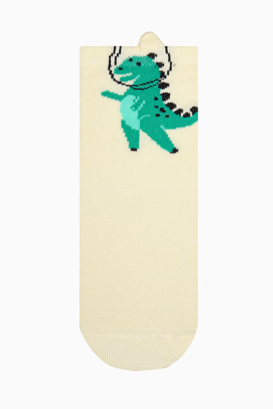 Erkek Çocuk Astro Dino Çok Renkli 4lü Soket Çorap Erkek Çocuk Astro Dino Çok Renkli 4lü Soket Çorap - 3