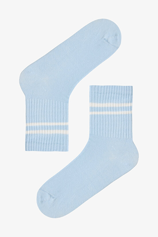 Renklied Thiny Stripe Tennis 5'li Soket Çorap - 4