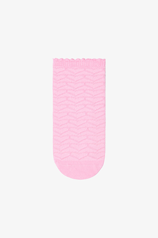 Girls Love Unicorn Patterned Cotton 4-Pack Socket Socks - 5