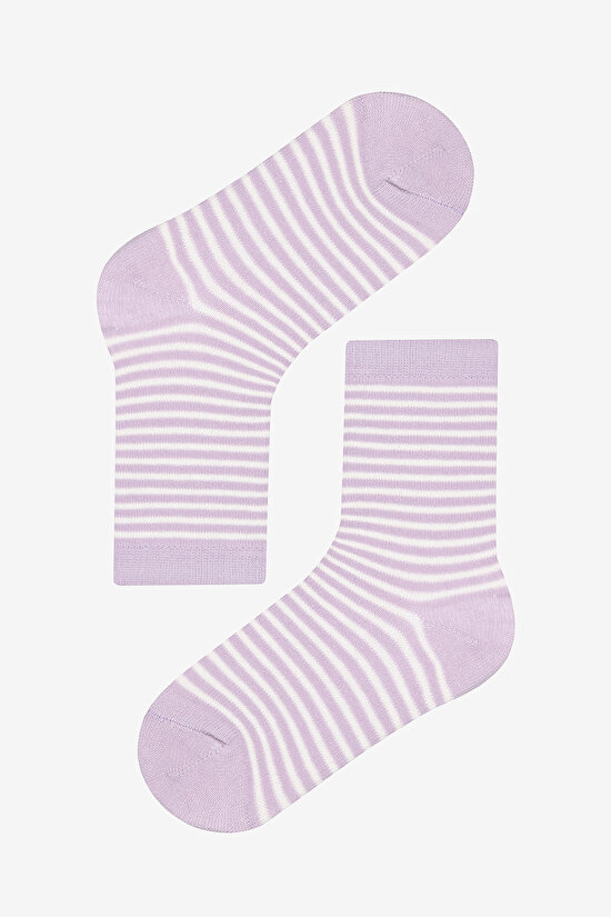 Kız Çocuk Softy 4lü Çok Renkli Soket Çorap - 5
